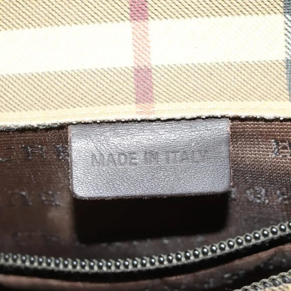 Burberry Nova Check Coated Canvas Tote Beige